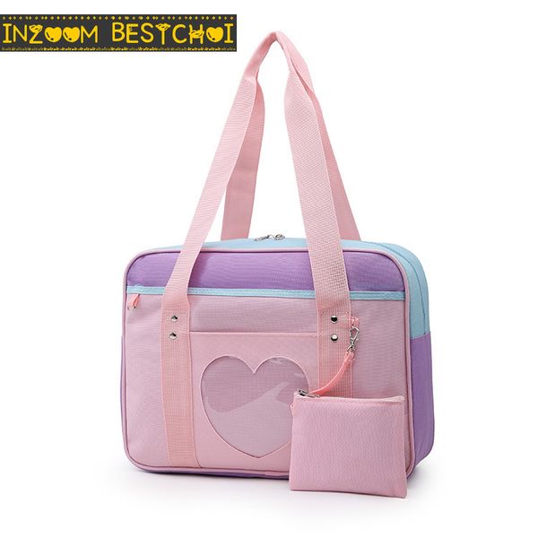 

campus стиль розового путешествие плеча ранцы для женщин девушки canvas большой емкости повседневного багаж организатор сумка totes