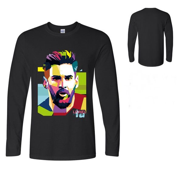 

Весна осень Лионель Месси футболка Барселона мужская с длинным рукавом футболка