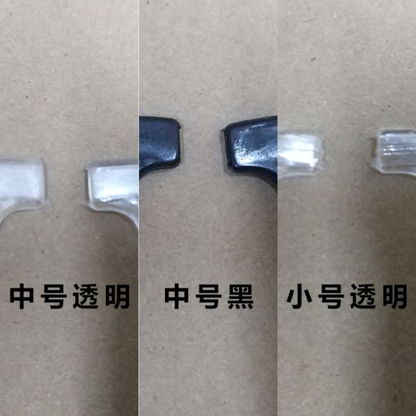 

gobqm soft legs and feet silicone glasses medium cover imitation silicone glasses anti-slip cover fixed anti-drop hook ear holder ear hanger, Silver