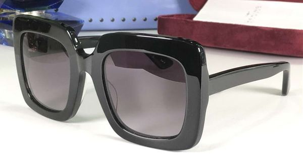 

0328 черный серый негабаритные площади солнцезащитные очки sonnenbrille женские солнцезащитные очки новые с коробкой, White;black