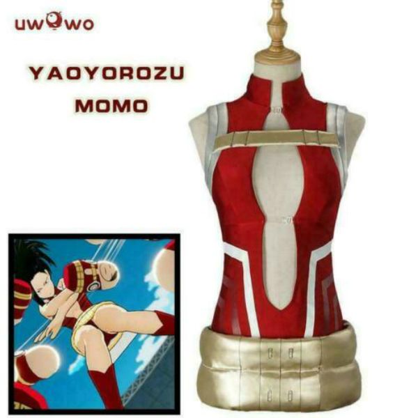 

new my hero academia boku нет героя academia yaoyorozu momo косплей, Black;red
