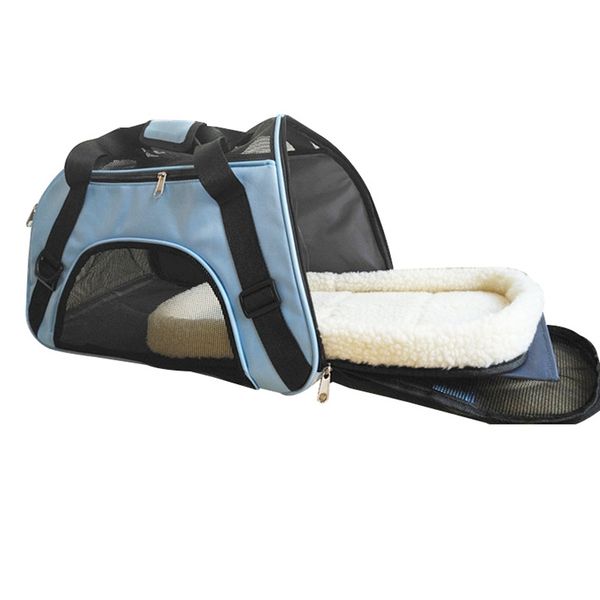 

folding pet carry bag oxford breathable mesh cat carriers outside portable dog travel bag waterproof other cat supplies