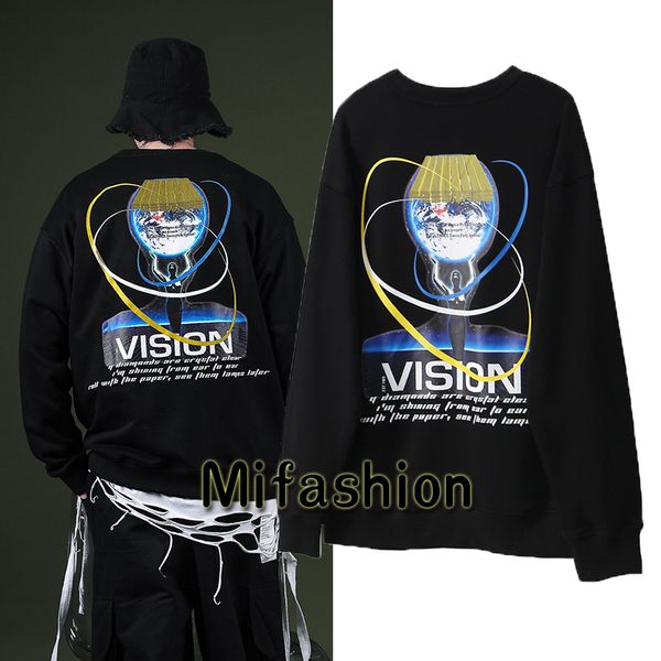 

Galaxy Fashion High Street Cartoon Robot Streetwear Sweatshirt Cool Winter Autumn Skateboard Hoodie Men Women Oversize Hip Hop Pullover