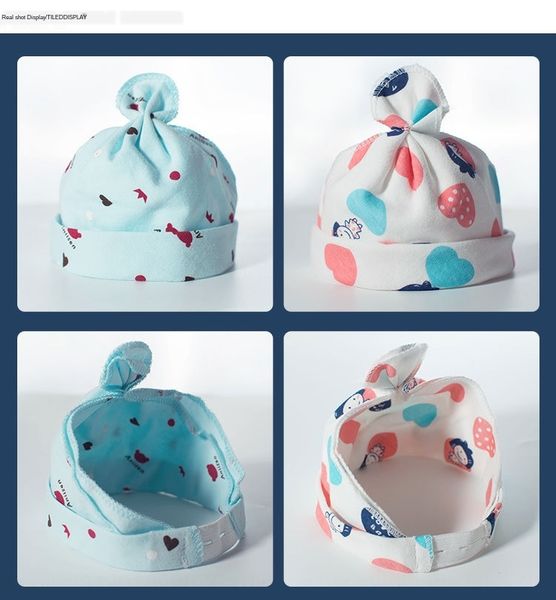 

pure cotton newborn tire empty newborn valve baby fetal baby cap yamen cap, Yellow