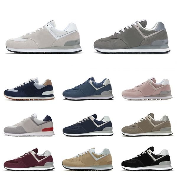 

ale men running shoes 574 black light grey navy blue wine red womens trainers sports sneakers walking jogging 36-44