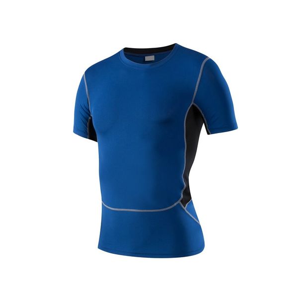 

yuerlian breathable boys men sport t-shirt comfortable quick drying short sleeve athletic running sportswear gym training, Black;red