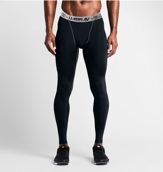 

compression pants men running gym tights male jogging leggings quick dry trousers breathable fitness basketball sportswear, Black;blue