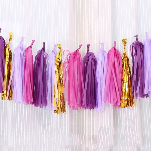 

colorful tassel hanging decoration paper diy aluminum foil sequins hanging decoration festive celebration