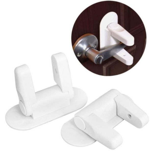 2019 Baby Safety Lock Door Lever Lock Safety Child Proof Doors Adhesive Lever Handle Compatible With Standard From China Wholesale15 3 96