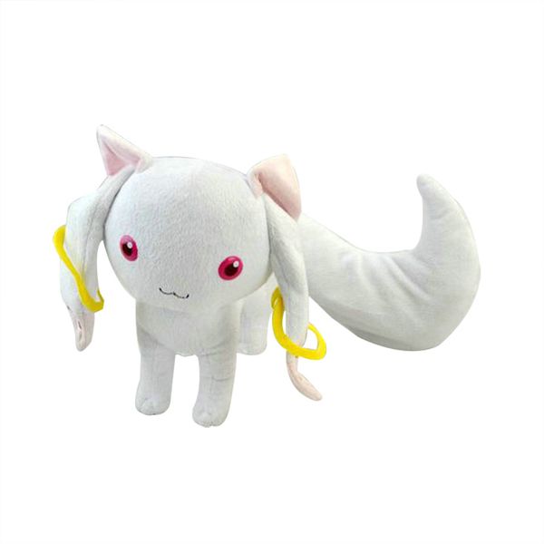 

23cm puella magi madoka magica magic kyubey plush toy qbay cat soft stuffed toys doll for children girls birthday christmas gift y200703