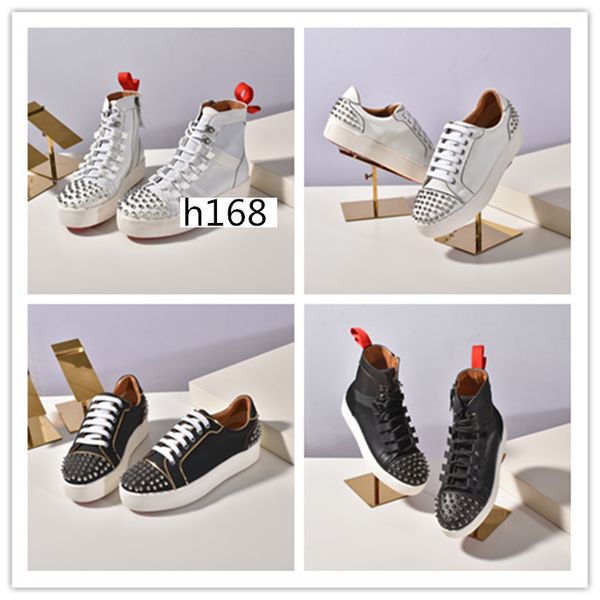 

new black krystal spike sock donna flat mens red bottoms shoes womens rivet spiky sock junior spikes flat shoes size 37