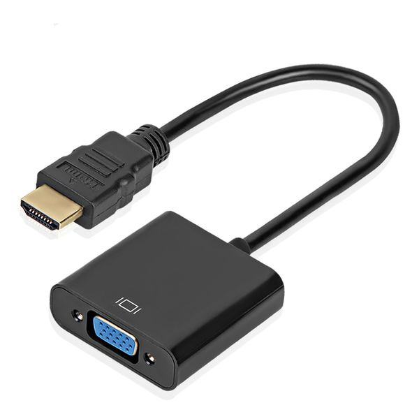 

hdmi to vga adapter male to famale converter adapter 1080p digital to analog video audio for pc laptablet