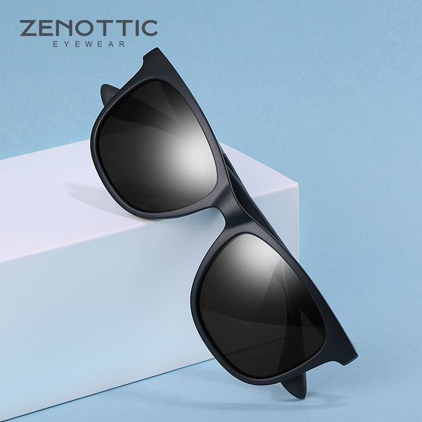 

zenottic brand design polarized sunglasses men driver shades male vintage square mirror summer uv400 goggles sun glasses oculos, White;black