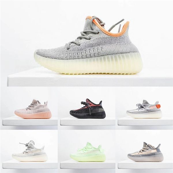 

kids shoes clay static v2 running shoes reflective boy girl kanye west beluga 2.0 baby sneakers toddler trainer children athletic shoes#680