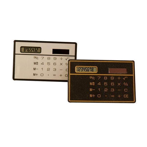 

Slim Credit Card Cheap Solar Power Pocket Calculator Novelty Small Travel Compact