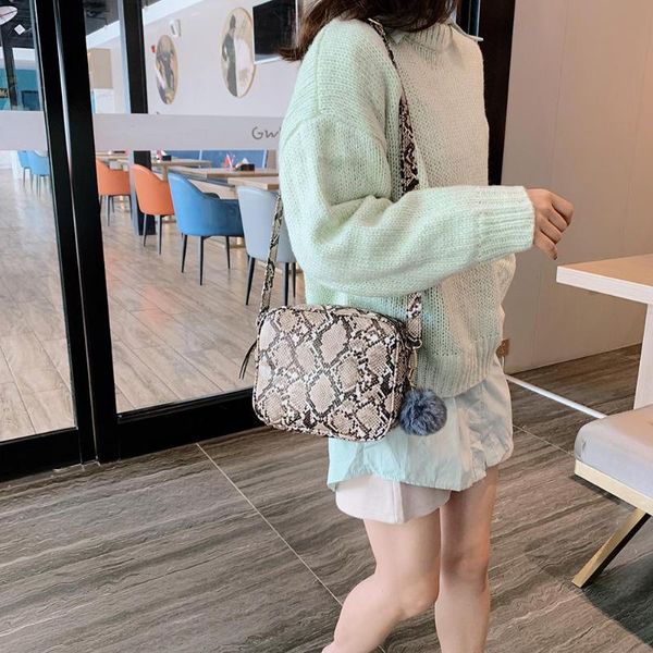 

retro pu leather bags selling comfortable exquisite durable messenger sling women serpentine classic shoulder handbag