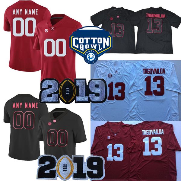 

Alabama Crimson Tide 2019 Championship Cotton Bowl Jalen Hurts Tua Tagovailoa Mac Jones Damien Harris Najee Harris college Jersey
