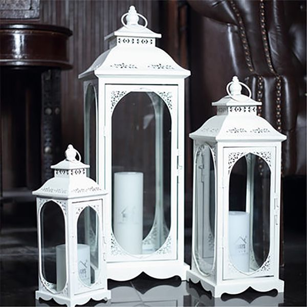 

european creative candle holders vintage lantern wedding decorations christmas candelabro home candlesticks decoration wzf021