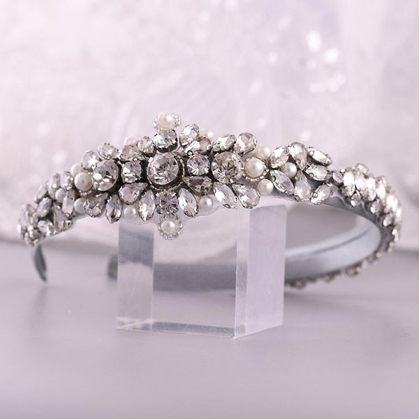 

ueen wedding rhinestone hair accessories bridal tiara headpieces silver rhinestone headband baroque hair band s350-fg