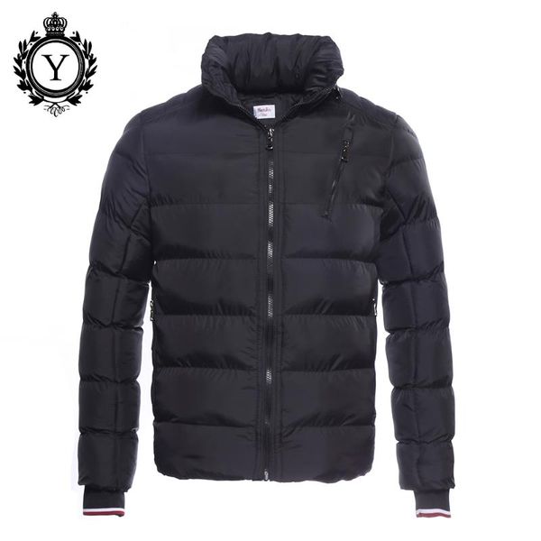 

coutudi factory wholesale winter jacket men's short warm clothing stand collar male parka coats solid ukraine style man jackets, Tan;black