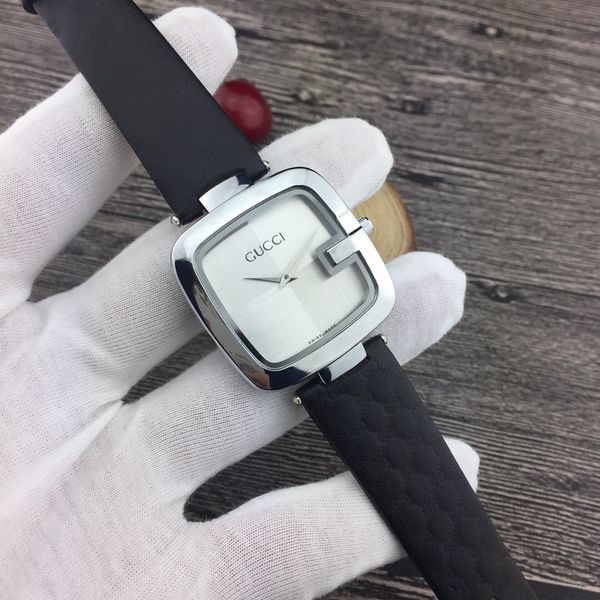 

new simple design women watch brand quartz watches women luxury woman wristwatch leather lady clock montre femme, Slivery;brown