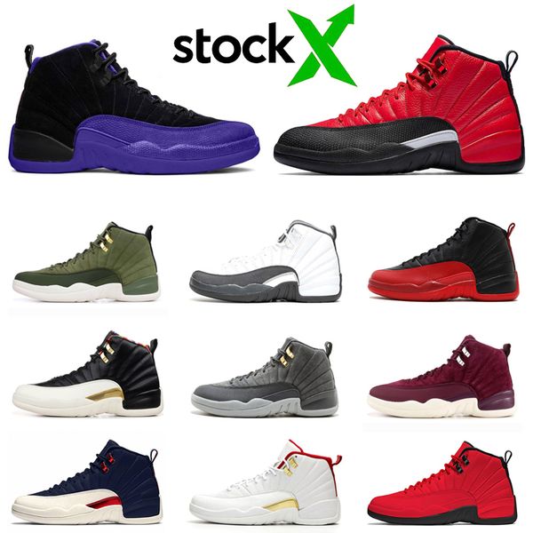 

фото x jumpman 12 12s мужчины баскетбол обувь reverse flu игры dark concord серый ov черный горячий пунш мужские trainer лучшие спортивные к