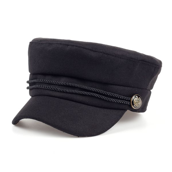 

2017 new fashion black newsboy caps for women spring autumn winter hats felt cap winter ladies black hat beret cap, Blue;gray