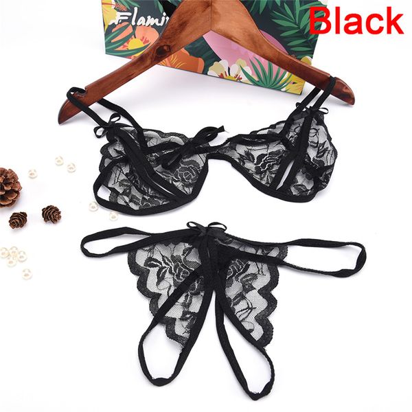 

women lingerie bra + t pant costume exotic apparel babydoll lingerie erotic underwear transparent baby doll, Red;black