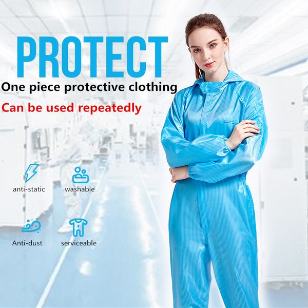 

Защитная одежда может быть использована повторно костюм пыль комбинезон с капюшоном платье Комбинезон для Spary живопись украшения одежды общий костюм