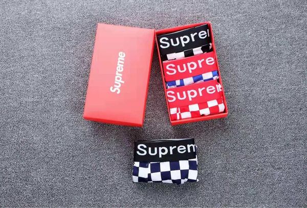 

100% люкс нижнее белье боксеры известные конструкции mens комфортное хлопка sexy men нижнее белье боксеры шорты трусы sexy трусы трусы, Black;white