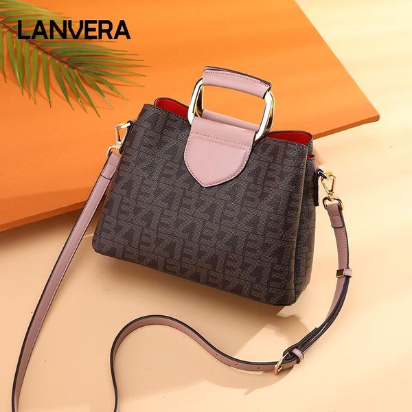 

wholesale ladies fashion handbag large capacity trend print middle-aged shoulder bag messenger bag europe and america l9066