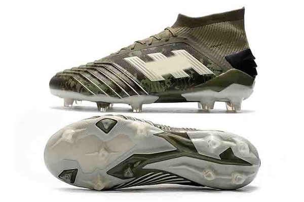 

new mens original predator mania 19.1 19+ fg football boots black white red soccer cleats shoes size 39-45