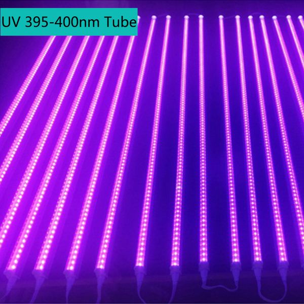 1,2 m T5 LED UV 395–400 nm Röhre, integrierte Schwarzlichtlampe, UV-Desinfektion, Keime, UV-Strahlen, Sterilisator, Kleber, Licht unter Null