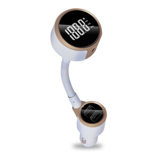 

new car mp3 audio player with dual usb 3.4a charger 12-24v bluetooth fm transmitter fm modulator car kit handsselling