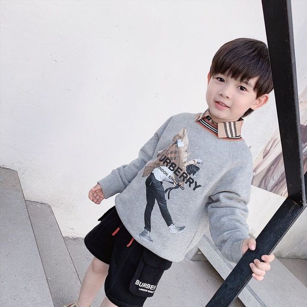 

Toddler boy clothe baby girl weat hirt children printed pring autumn pring cotton top kid weat hirt
