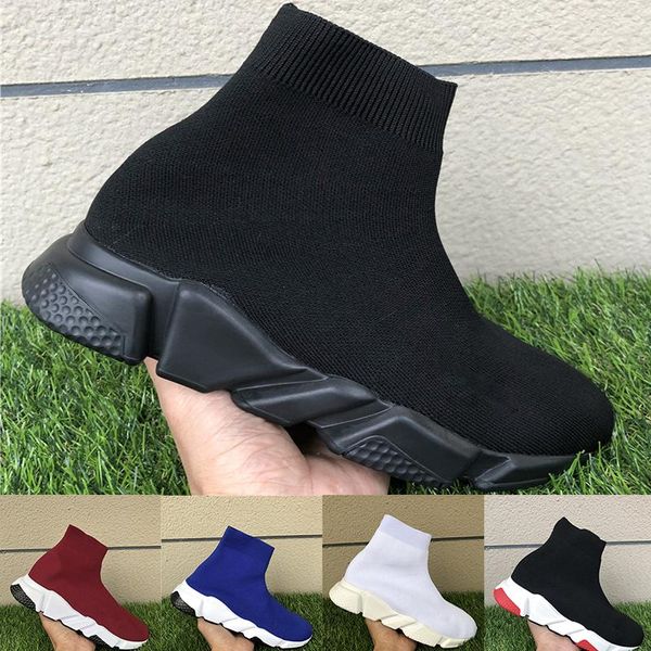 

fashion speed trainer black red casual sock shoes men women grey royal triple black white mens designers shoes eur36-45