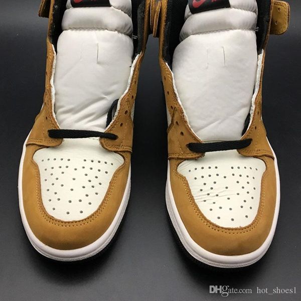 

air 1 high og rookie of the year 555088-700 1s i kicks men basketball sports shoes sneakers trainers with original box, Black;white