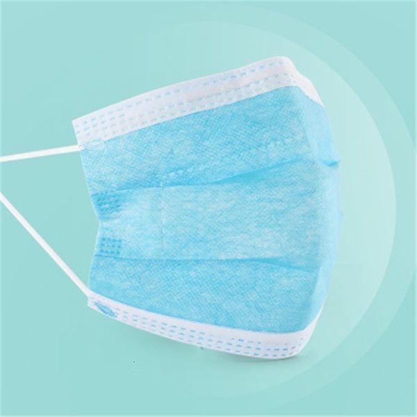 

dhl ship 10 20 50 100 1pcs 3ply non woven hood dustmouth korean blue face mask 3vff