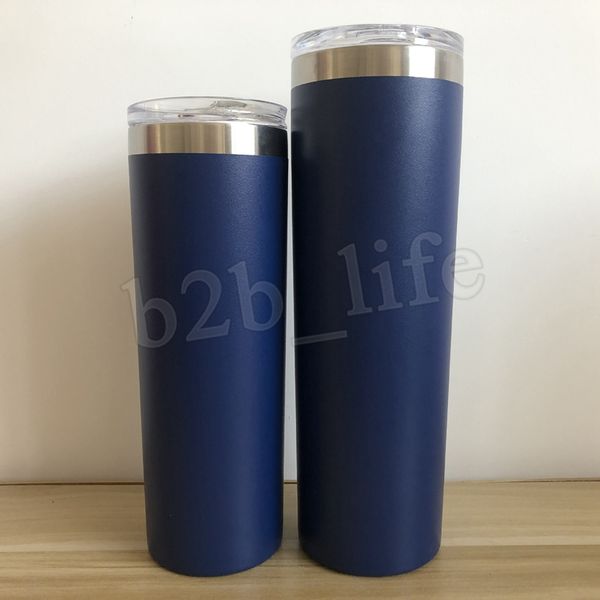 

20oz 30oz тощий стакан двойной стенкой из нержавеющей стали вакуумный стакан изолированные прямые чашки колба пиво кофе кружки MMA2568-21