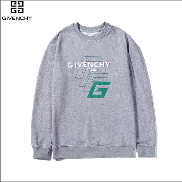 

новый дизайн роскошный glvenchyparis вышитые толстовка франция мода черный felpa толстовка большой белый группа мужчины женщины толстовки--2, Black