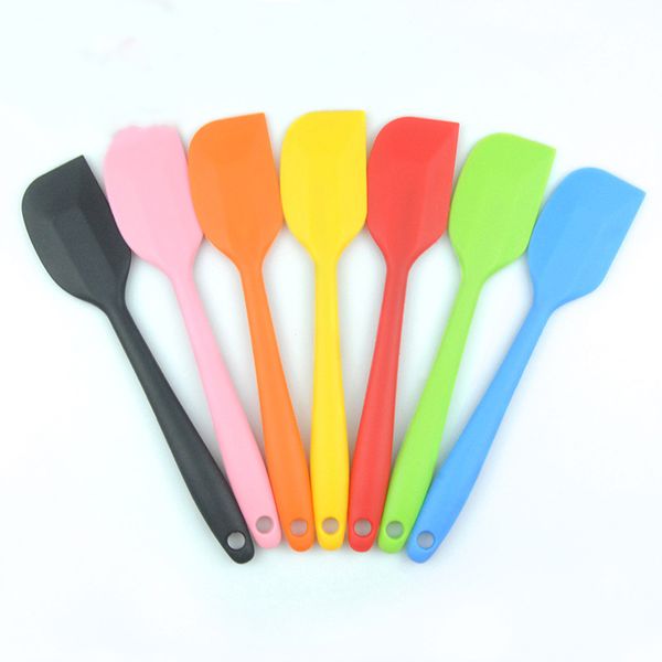 

2019 silicone spatula batter 21cm scraper non-stick rubber cake spatula for cooking baking heat resistant dishwasher safe cake tools