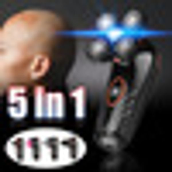 

5pcs 4d electric shaver washable 5 heads bald head shaver nose hair trimmer clipper usb rechargeable shaving machine for men