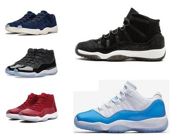 

11 low navy blue pink snakeskin white red basketball shoes bred concord georgetown space jam gg basketball sneakers women men 11s trainer xi