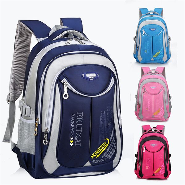 

fashion children school bags for boys girls waterproof backpacks for teenagers large capacity rucksack 2 sizes mochila infantil