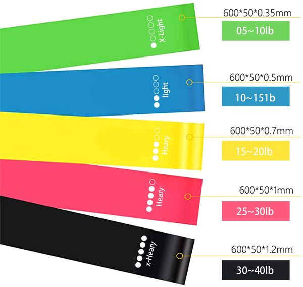 

fitness resistance bands, different resistance levels&skin-friendly exercise loop bands, home/gym/yoga latex training band for men women