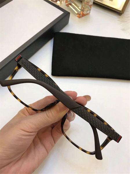 

wholesale-luxury-new selling fashion optical glasses square simple frame popular casual style transparent lens frame, Black