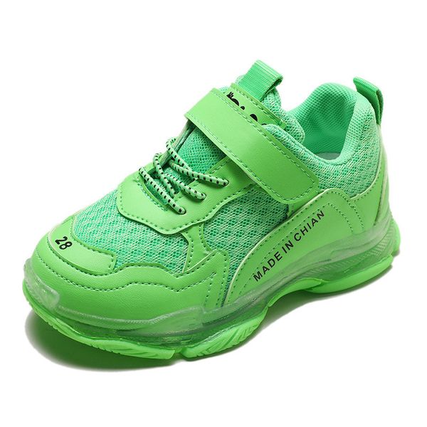 

autumn children sneakers girl joker casual toddler girls fashion sport wings party shoes kids boys sports student run luminescence shoe, Black;red