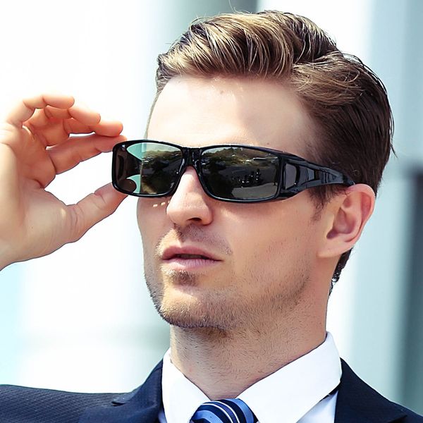 

zerosun fit over frame polarized sunglasses men women driving sun glasses for man polarizing lens for myopia driver windproof, White;black