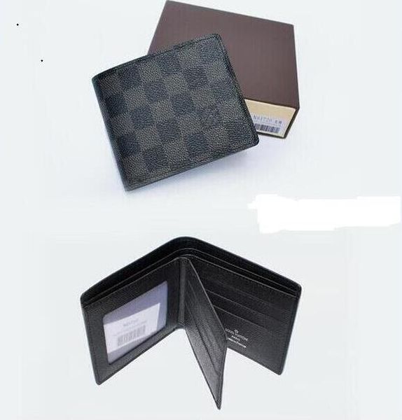 

2019 Louis Vuitton мужской кожаный бумажник случайные короткие карты держатель карманный кошелек кошельки для мужчин бесплатная доставка 10821