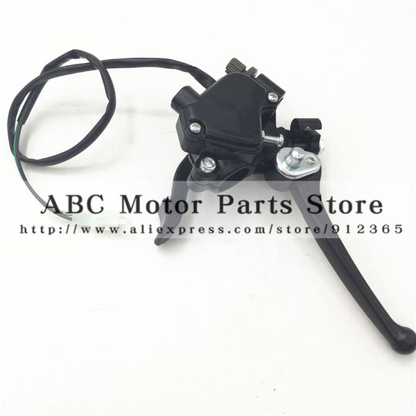 

atv aluminum double brake lever with throttle thumb accelerator